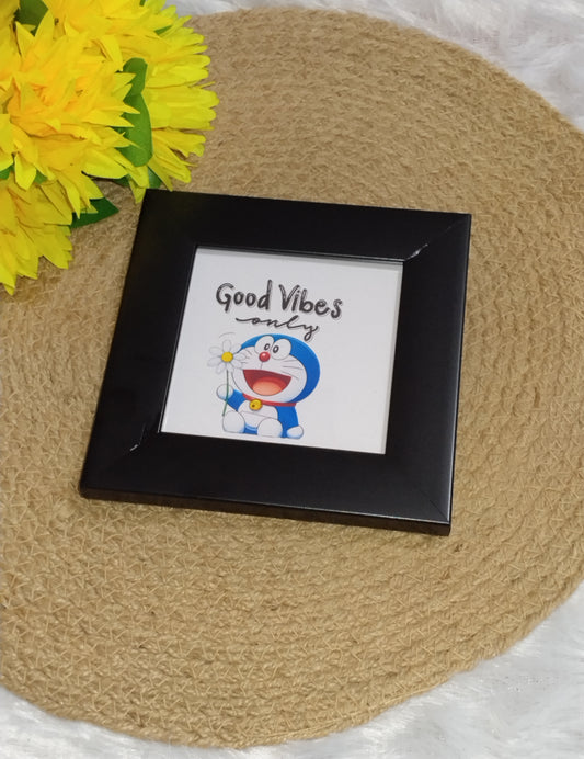 Good Vibes Only – Mini Aesthetic doremon Frame 🔥🌸💕🥰