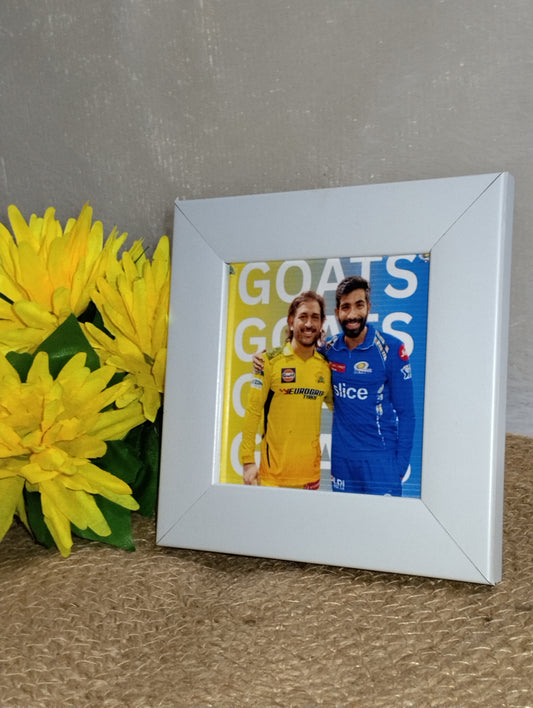 Bumrah-Dhoni Legends Together – The Ultimate GOATs Frame  🏏