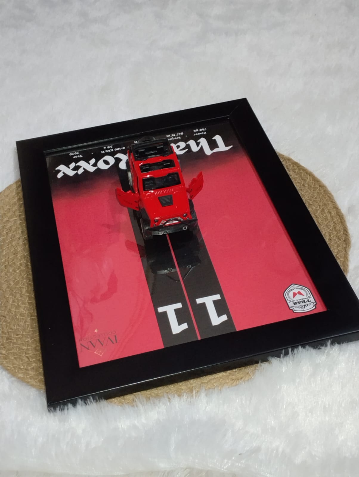 Labubu Car frame || Thar Roxx wall art 😉✨🚘🫶