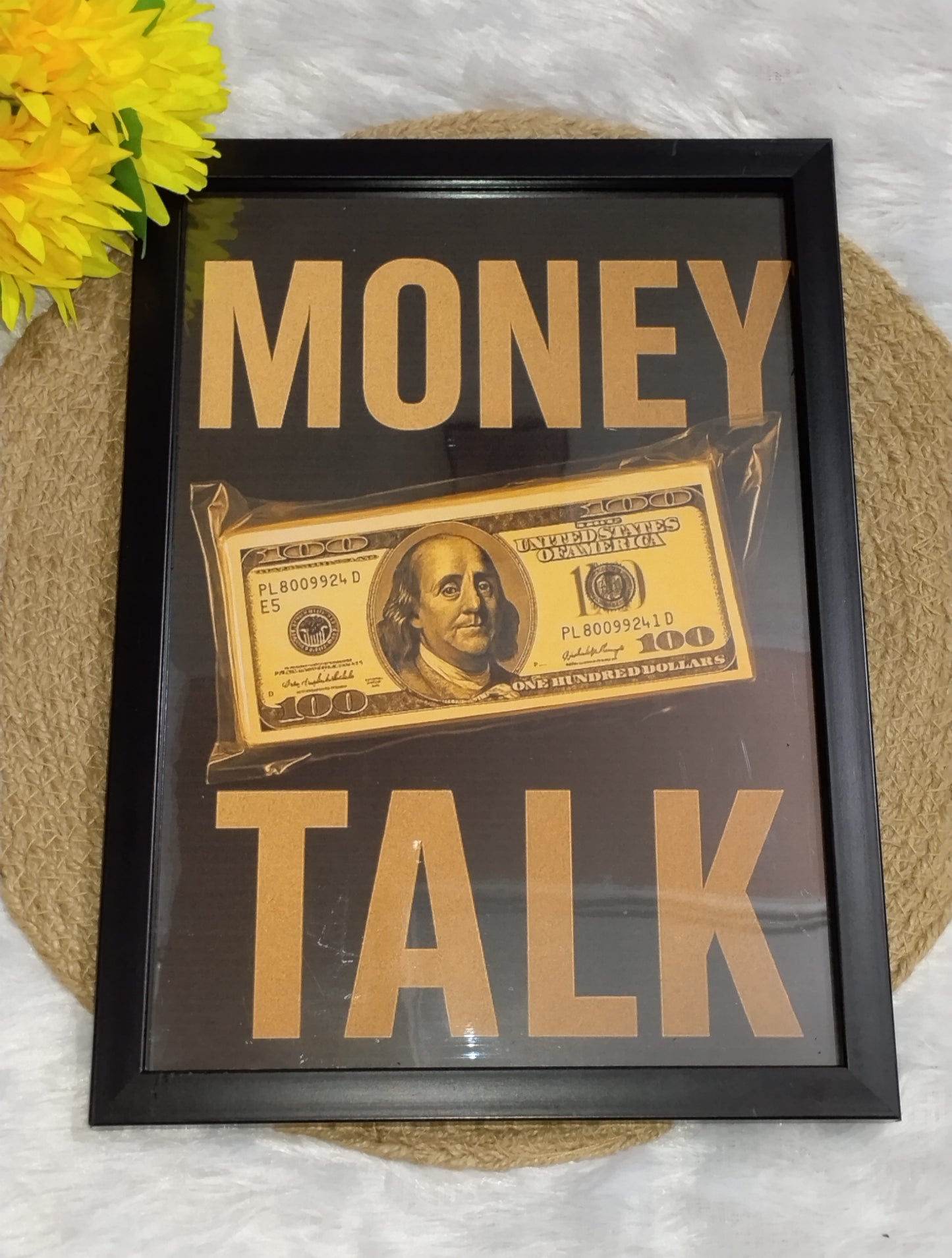 Money Talk – Luxury Mindset Frame for Hustlers 😌💙🔥✨