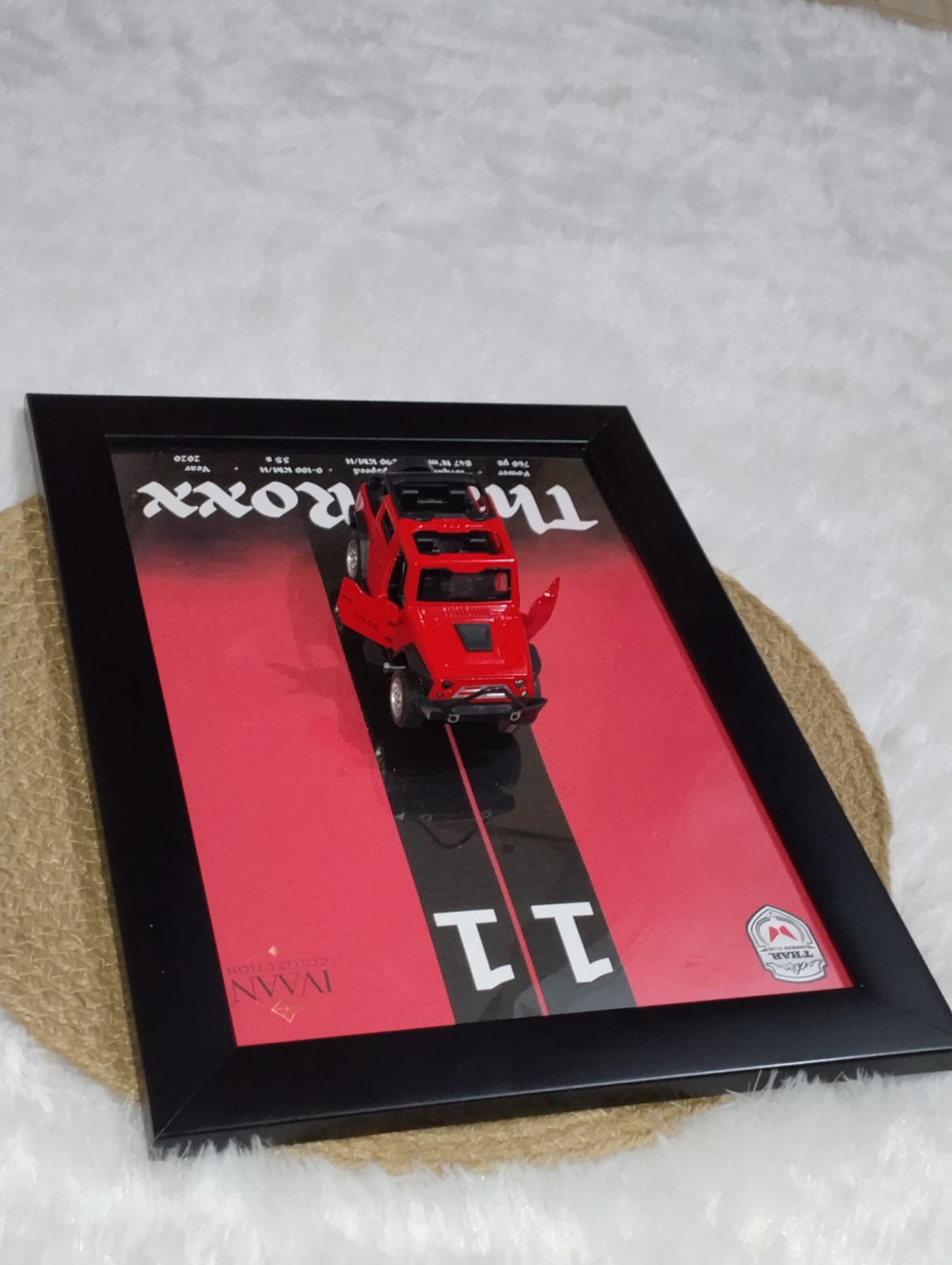 Labubu Car frame || Thar Roxx wall art 😉✨🚘🫶