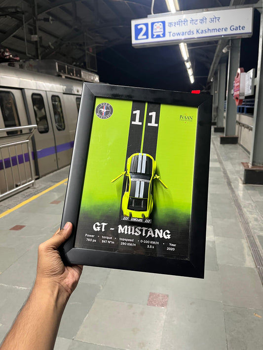 Labubu car frame || GT Mustang wall art 🫶🫰😍✨