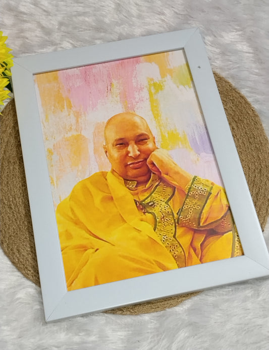 Divine Aura – Guru Ji Aesthetic Blessings Frame 💕🌸🔥🥰🙏