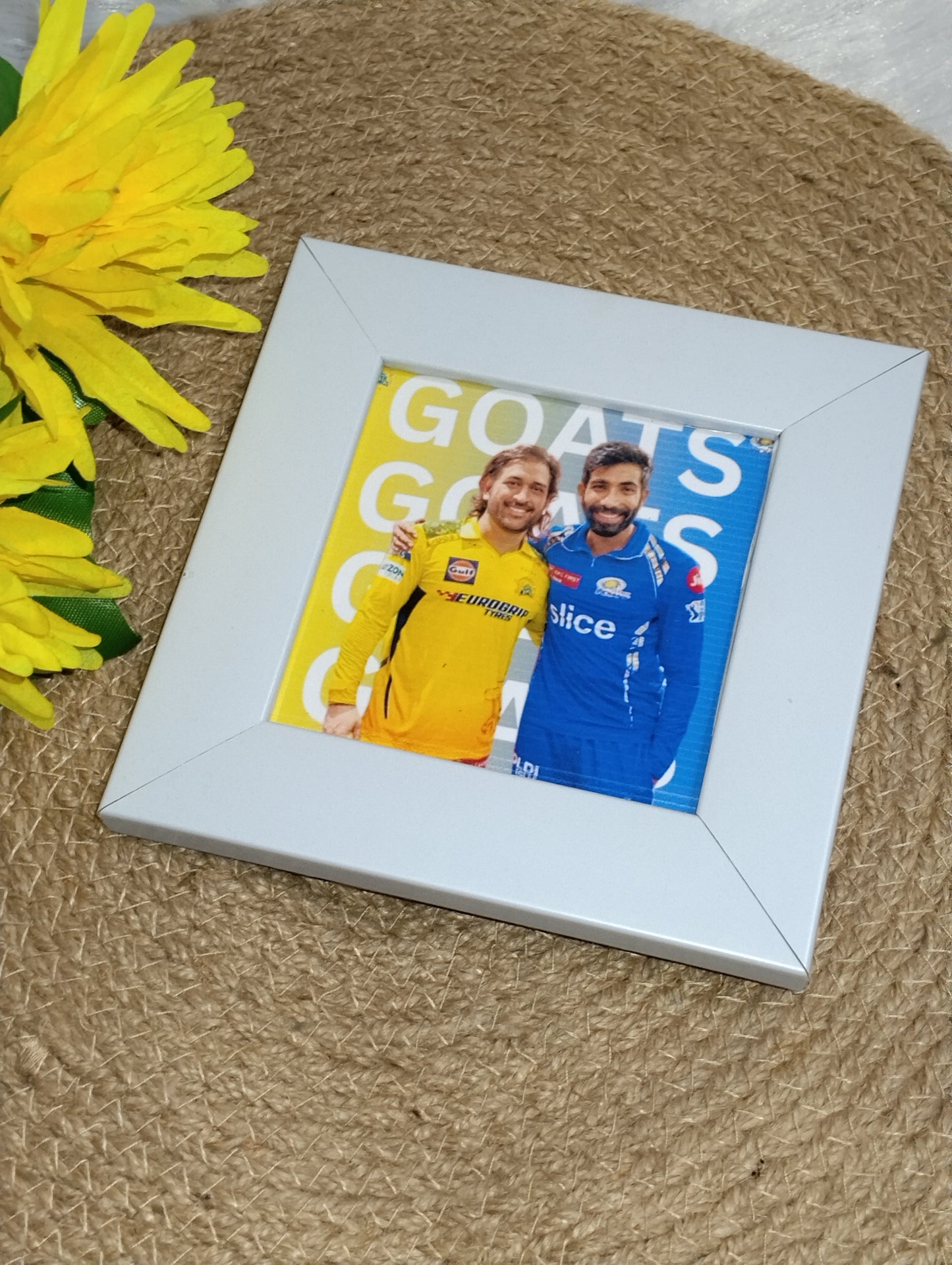 Bumrah-Dhoni Legends Together – The Ultimate GOATs Frame  🏏