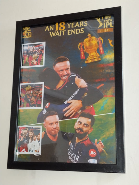 🔥 "18 Years of Faith" – RCB IPL Champion Tribute Frame