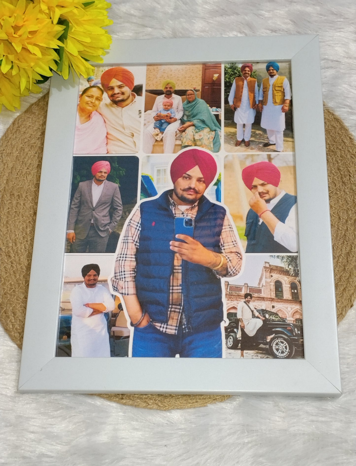 Legend Lives Forever – Sidhu Moose Wala Tribute Frame 🔥🙏🔥🌸💕