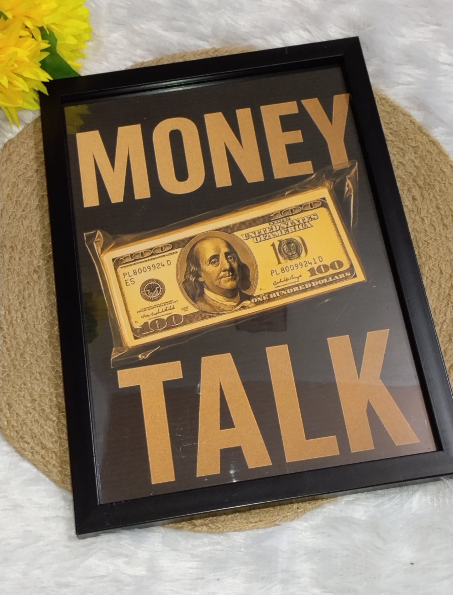 Money Talk – Luxury Mindset Frame for Hustlers 😌💙🔥✨