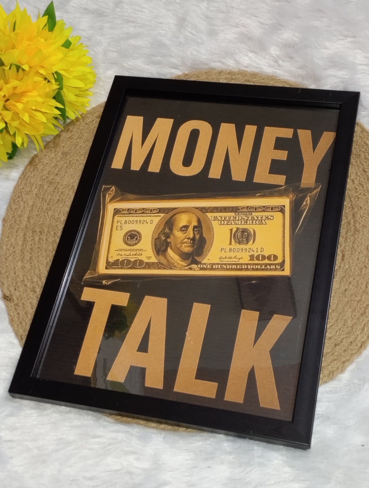 Money Talk – Luxury Mindset Frame for Hustlers 😌💙🔥✨